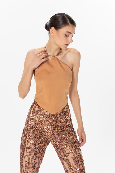 Neck Chain Gold Top